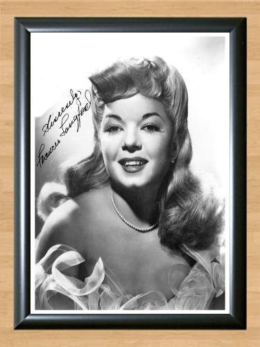 Frances Langford Hit Parade Signed Autographed Photo Poster Print Memorabilia A2 16.5x23.4""