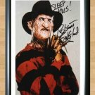 Freddy Krueger Halloween Nightmare Signed Autographed Photo Poster Print Memorabilia A2 16.5x23.4""