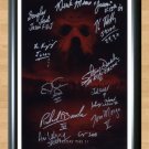 Friday the 13th  Cast Signed Autographed Photo Poster Print Memorabilia A2 16.5x23.4""