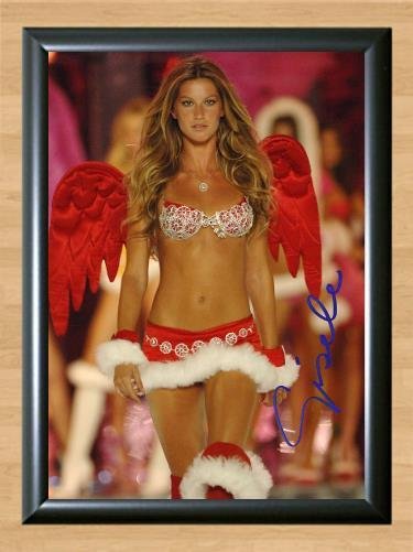 Gisele Bundchen Sexy Model Signed Autographed Photo Poster Print Memorabilia A2 16.5x23.4""