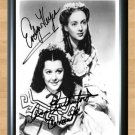 Gone with the Wind Evelyn Keyes Ann Rutherford Signed Autographed Photo Poster Print Memorabilia A2 