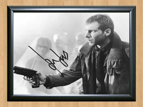 Harrison Ford Blade Runner Signed Autographed Photo Poster Print Memorabilia A2 16.5x23.4""