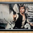 Harrison Ford Star Wars Han Solo Signed Autographed Photo Poster Print Memorabilia A2 16.5x23.4""