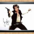 Harrison Ford Star Wars Han Solo Signed Autographed Photo Poster Print Memorabilia A2 16.5x23.4""