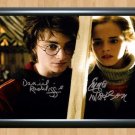 Harry Potter Daniel Radcliffe Emma Watson Signed Autographed Photo Poster Print Memorabilia A2 16.5x