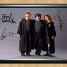 Harry Potter Hermione Ron Weasley Cast Signed Autographed Photo Poster Print Memorabilia A2 16.5x23.