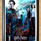 Harry Potter the Goblet of Fire Cast Signed Autographed Photo Poster Print Memorabilia A2 16.5x23.4"