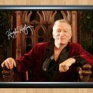 Hugh Hefner Playboy Hef Signed Autographed Photo Poster Print Memorabilia A2 16.5x23.4""