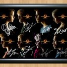 Hunger Games Cast x8 Signed Autographed Photo Poster Print Memorabilia A2 16.5x23.4""