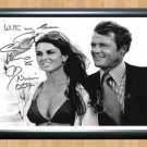 James Bond Roger Moore Caroline Munro Signed Autographed Photo Poster Print Memorabilia A2 16.5x23.4