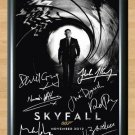 James Bond Skyfall Cast Daniel Craig Signed Autographed Photo Poster Print Memorabilia A2 16.5x23.4"