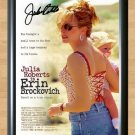 Julia Roberts Erin Brockovich Signed Autographed Photo Poster Print Memorabilia A2 16.5x23.4""