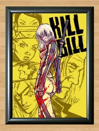 Kill Bill Classic Cult    Print Poster Photo Wall Picture Home Decor A2 16.5x23.4""
