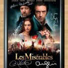 Les Miserables Cast Hugh Jackman Signed Autographed Photo Poster Print Memorabilia A2 16.5x23.4""