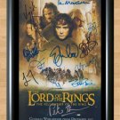 Lord of the Rings Fellowship of the Ring Cast Signed Autographed Photo Poster Print Memorabilia A2 1