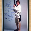 Luke Skywalker Mark Hammill Light saber Signed Autographed Photo Poster Print Memorabilia A2 16.5x23