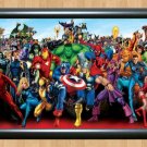 Marvel Heoreos Comics Characters Poster Photo Print Picture Batman A2 16.5x23.4""