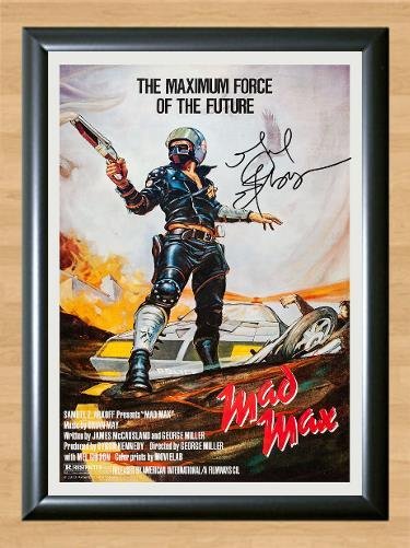Mel Gibson Mad Max Signed Autographed Photo Poster Print Memorabilia A2 16.5x23.4""