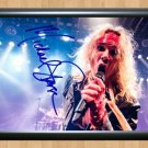 Michael Starr Steel Panther Signed Autographed Photo Poster Print Memorabilia A2 16.5x23.4""