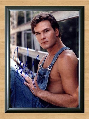 Patrick Swayze Dirty Dancing Ghost Signed Autographed Photo Poster Print Memorabilia A2 16.5x23.4""