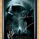 Prometheus Alien Cast Signed Autographed Photo Poster Print Memorabilia A2 16.5x23.4""