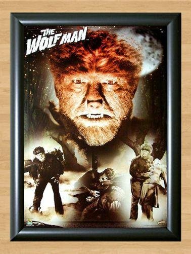 Repro The Wolfman Lon Chaney  Print Poster Photo Wall Picture Home Decor A2 16.5x23.4""