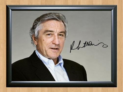 Robert De Niro Signed Autographed Photo Poster Print Memorabilia A2 16.5x23.4""