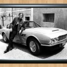 Roger Moore James Bond 007 Aston Martin 1970 Signed Autographed Photo Poster Print Memorabilia A2 16