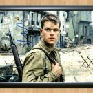 Saving Private Ryan Matt Damon Signed Autographed Photo Poster Print Memorabilia A2 16.5x23.4""
