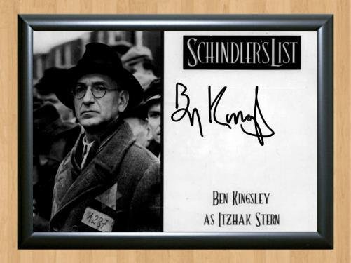 Schindler's List Itzhak Stern Signed Autographed Photo Poster Print Memorabilia A2 16.5x23.4""