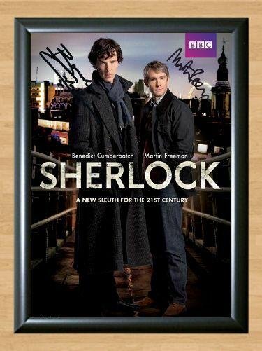 Sherlock Benedict Cumberbatch Signed Autographed Photo Poster Print Memorabilia A2 16.5x23.4""