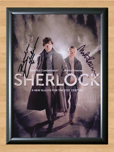 Sherlock Benedict Cumberbatch Signed Autographed Photo Poster Print Memorabilia A2 16.5x23.4""