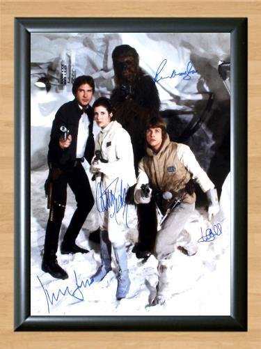 Star Wars The Empire Strikes Back Cast Signed Autographed Photo Poster Print Memorabilia A2 16.5x23.