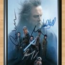Star Wars The Last Jedi Cast Signed Autographed Photo Poster Print Memorabilia A2 16.5x23.4""