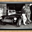 Steve McQueen Carroll Shelby Signed Autographed Photo Poster Print Memorabilia A2 16.5x23.4""