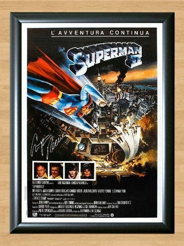Superman II Christopher Reeve Signed Autographed Photo Poster Print Memorabilia A2 16.5x23.4""