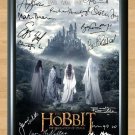 The Hobbit Desomation of Smaug Cast Signed Autographed Photo Poster Print Memorabilia A2 16.5x23.4""