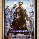 The Matrix Keanu Reeves Cast Signed Autographed Photo Poster Print Memorabilia A2 16.5x23.4""
