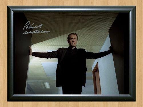 The Prisoner Patrick Mcgoohan Signed Autographed Photo Poster Print Memorabilia A2 16.5x23.4""