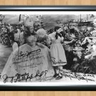 The Wizard of Oz 1939 Cast Signed Autographed Photo Poster Print Memorabilia A2 16.5x23.4""