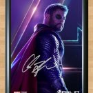 Thor Chris Hemsworth Avengers Infinity Signed Autographed Photo Poster Print Memorabilia A2 16.5x23.