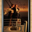 Titanic Kate Winslet Leonardo Di Caprio Signed Autographed Photo Poster Print Memorabilia A2 16.5x23