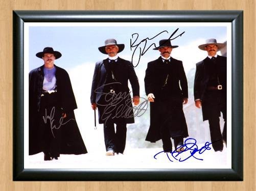 Tombstone Sam Elliott Cast Signed Autographed Photo Poster Print Memorabilia A2 16.5x23.4""