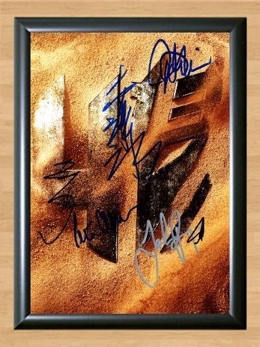 Transformers Cast Signed Autographed Photo Poster Print Memorabilia A2 16.5x23.4""