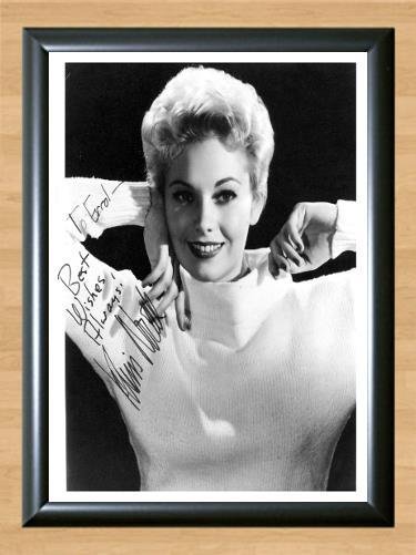 Vertigo Kim Novak Signed Autographed Photo Poster Print Memorabilia A2 16.5x23.4""