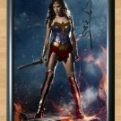 Wonder Woman Gal Gadot Signed Autographed Photo Poster Print Memorabilia A2 16.5x23.4""