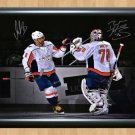 Alex Ovechkin Braden Holtby NHL Signed Autographed Photo Poster Print Memorabilia A2 16.5x23.4""