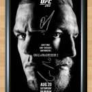 Conor McGregor vs Nate Diaz  MMA Signed Autographed Photo Poster Print Memorabilia A2 16.5x23.4""