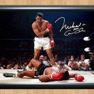 Muhammad Ali Sonny Liston Knock  Signed Autographed Photo Poster Print Memorabilia A2 16.5x23.4""