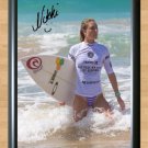 Nikki Van Dijk  Surfer Surf Signed Autographed Photo Poster Print Memorabilia A2 16.5x23.4""